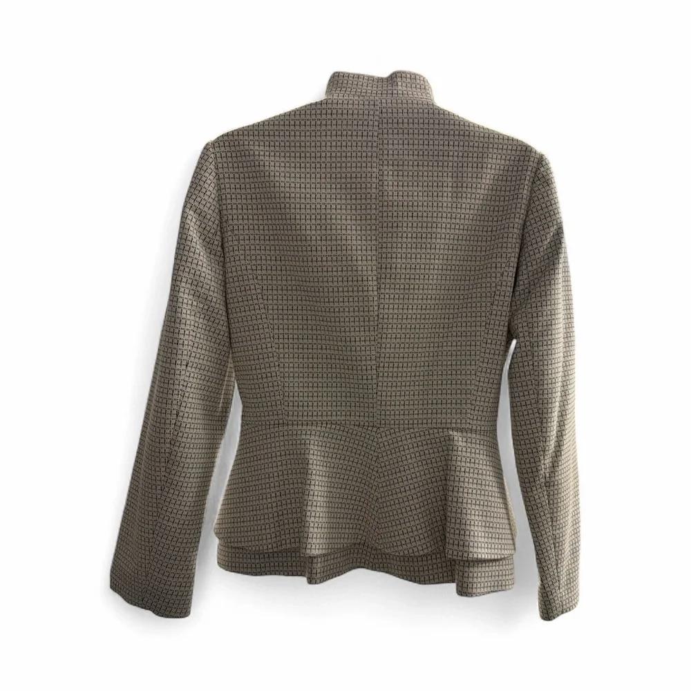 White House Black Market Beige Textured Blazer